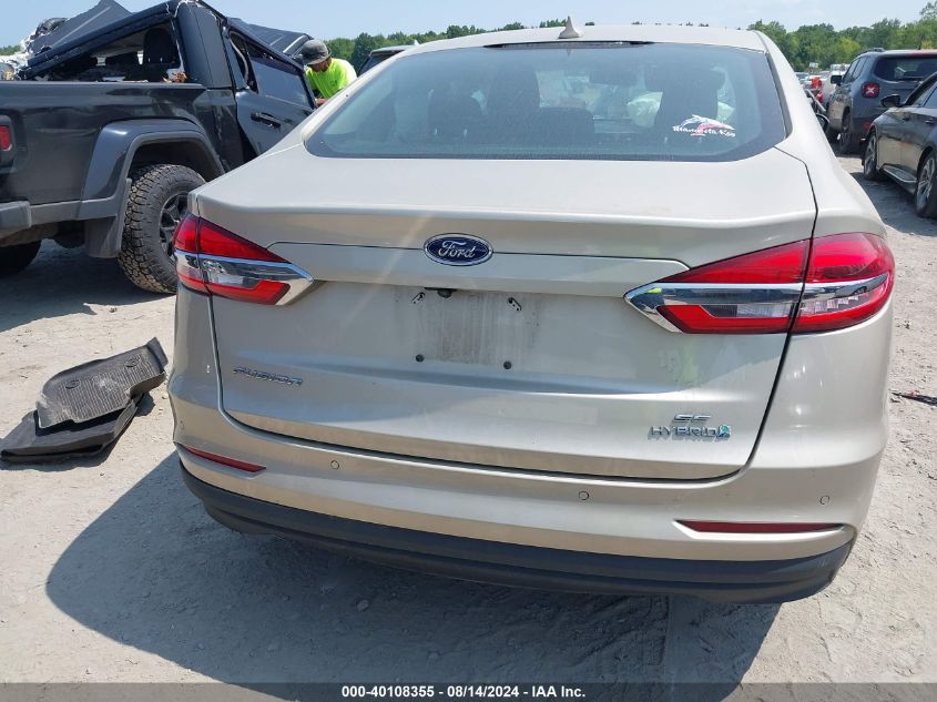 2019 Ford Fusion Hybrid Se VIN: 3FA6P0LU1KR214816 Lot: 40108355