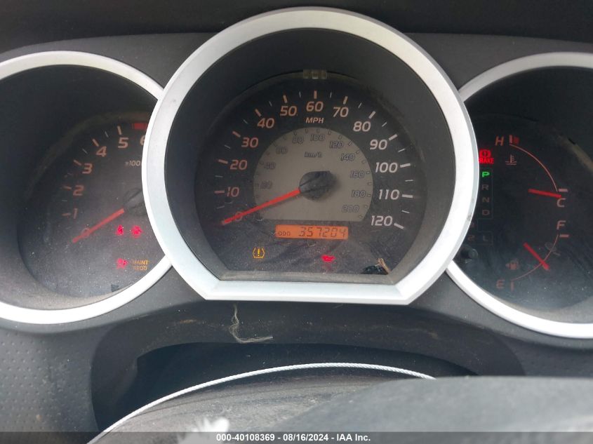 2007 Toyota Tacoma Base V6 VIN: 5TEMU52N27Z465076 Lot: 40108369