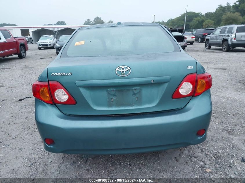 2010 Toyota Corolla Le VIN: 2T1BU4EEXAC519699 Lot: 40108392