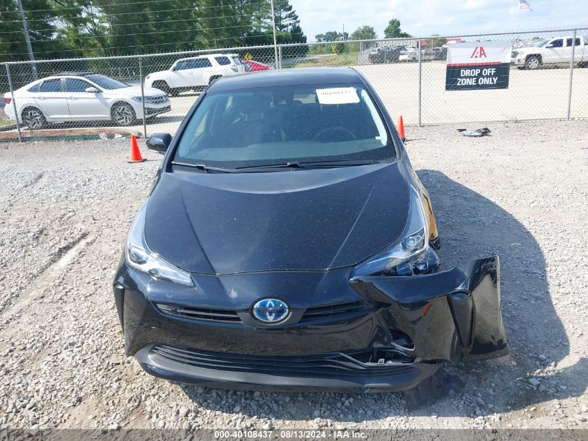 2022 Toyota Prius Le VIN: JTDKAMFU2N3182099 Lot: 40108437