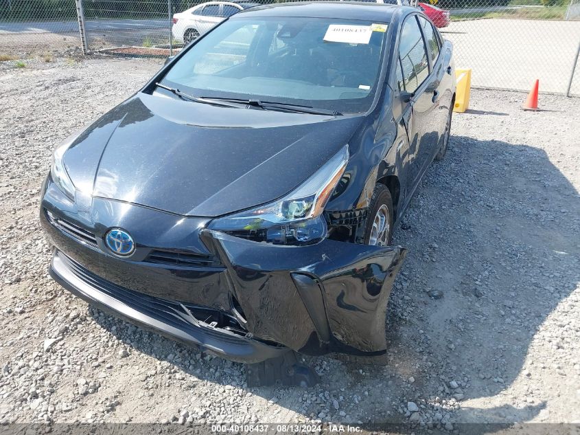 2022 Toyota Prius Le VIN: JTDKAMFU2N3182099 Lot: 40108437