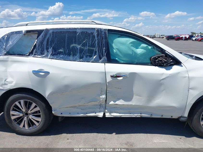 2019 Nissan Pathfinder Sv VIN: 5N1DR2MN1KC591767 Lot: 40108445