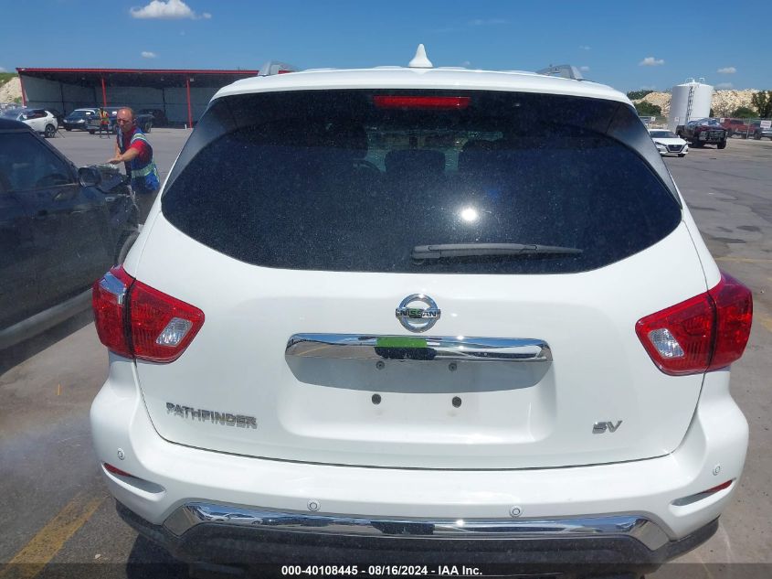 2019 Nissan Pathfinder Sv VIN: 5N1DR2MN1KC591767 Lot: 40108445