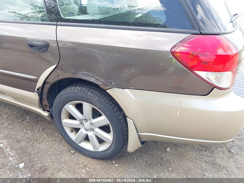 2008 Subaru Outback 2.5I/2.5I L.l. Bean Edition VIN: 4S4BP61C687362509 Lot: 40108462