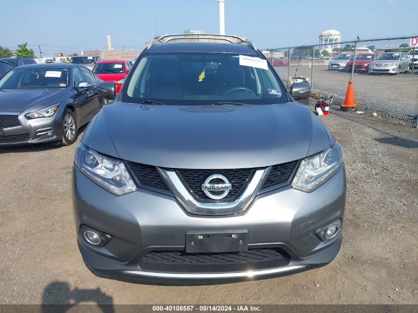 2015 Nissan Rogue Sl VIN: 5N1AT2MVXFC810994 Lot: 40108557