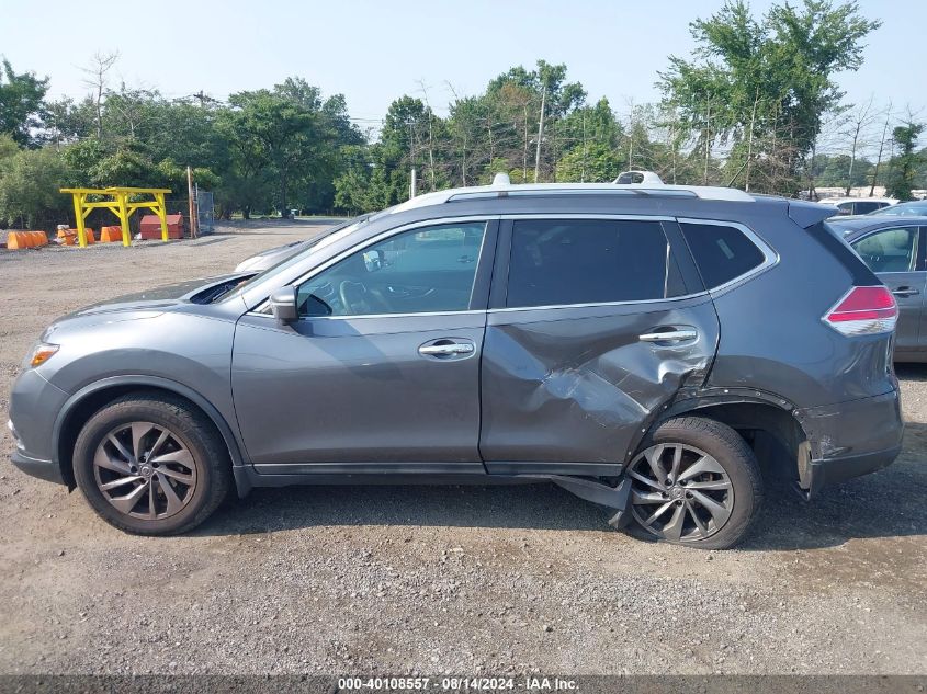 2015 Nissan Rogue Sl VIN: 5N1AT2MVXFC810994 Lot: 40108557