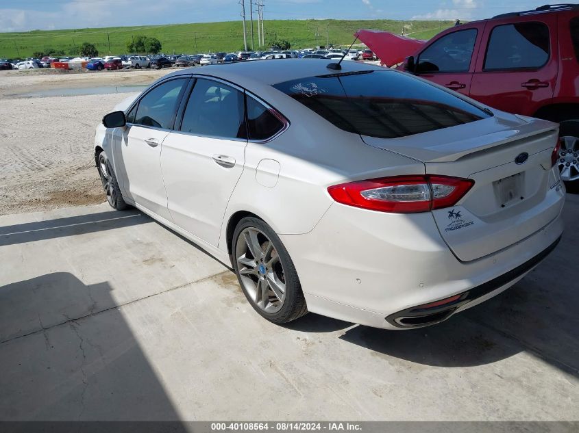 VIN 3FA6P0K93DR188011 2013 Ford Fusion, Titanium no.3