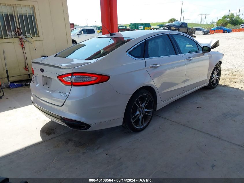 VIN 3FA6P0K93DR188011 2013 Ford Fusion, Titanium no.4