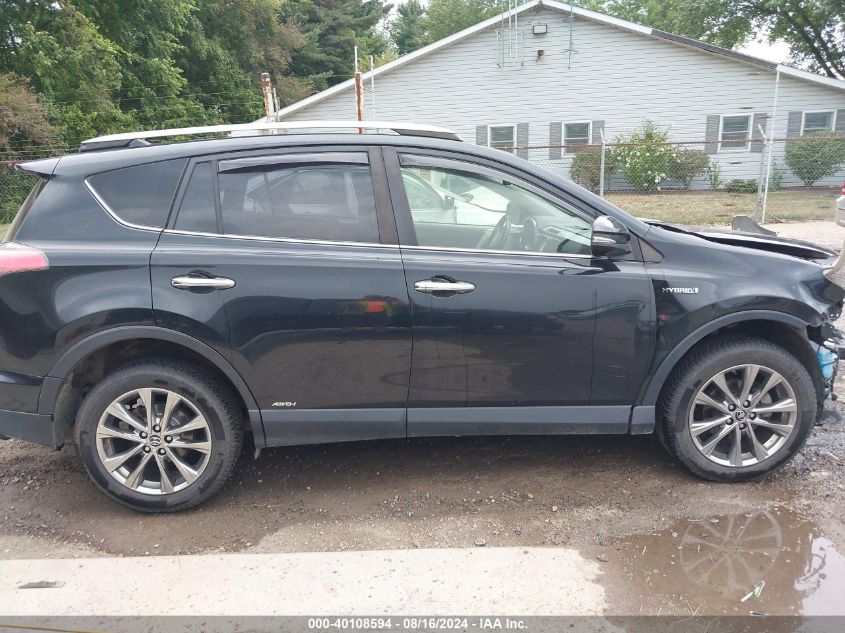 2017 Toyota Rav4 Hybrid Limited VIN: JTMDJREV9HD135201 Lot: 40108594