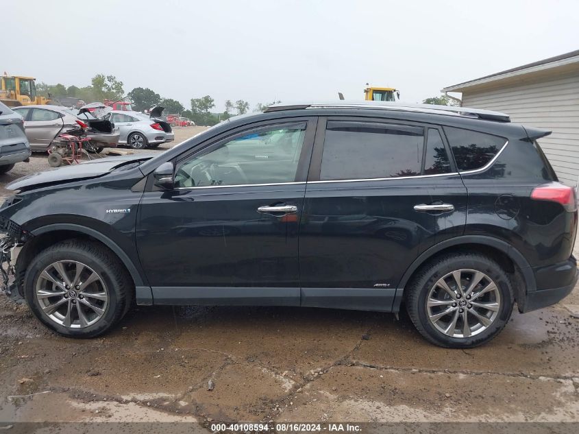 2017 Toyota Rav4 Hybrid Limited VIN: JTMDJREV9HD135201 Lot: 40108594