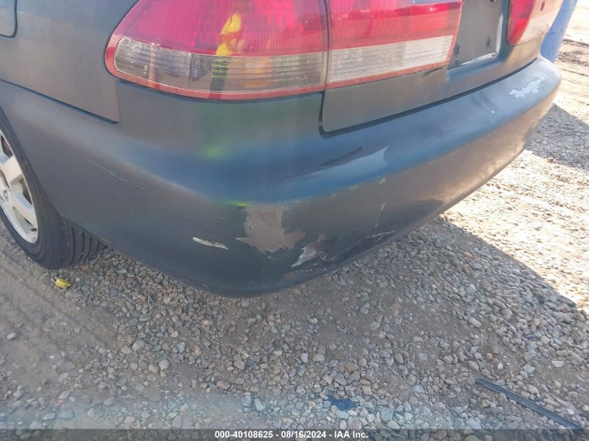 2001 Honda Accord Value Package VIN: 1HGCF866X1A087182 Lot: 40108625