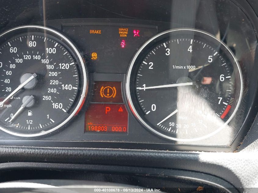 2011 BMW 328I xDrive VIN: WBAPK7C54BF087407 Lot: 40108678