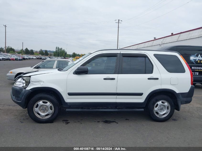 2003 Honda Cr-V Lx VIN: JHLRD78423C043238 Lot: 40108716