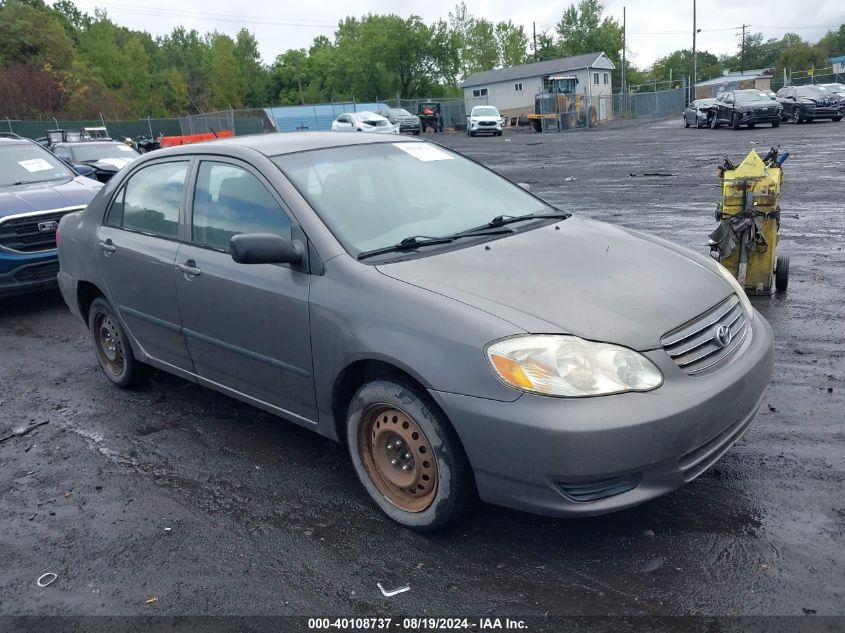 2003 Toyota Corolla Ce VIN: 1NXBR32E03Z110550 Lot: 40108737