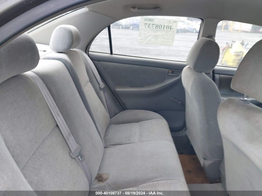 2003 Toyota Corolla Ce VIN: 1NXBR32E03Z110550 Lot: 40108737