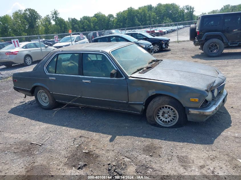 1985 BMW 7 Series VIN: WBAFH510501285106 Lot: 40108744