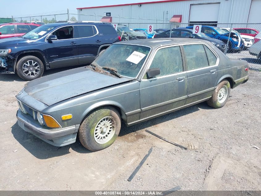 1985 BMW 7 Series VIN: WBAFH510501285106 Lot: 40108744