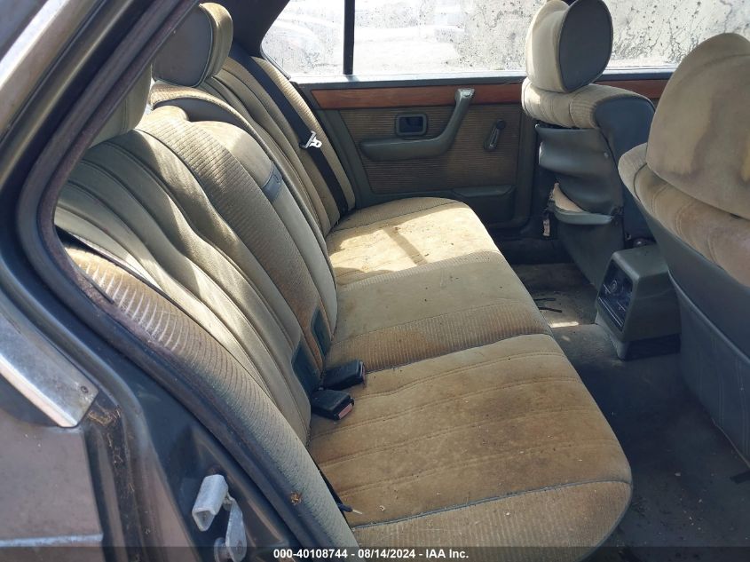 1985 BMW 7 Series VIN: WBAFH510501285106 Lot: 40108744