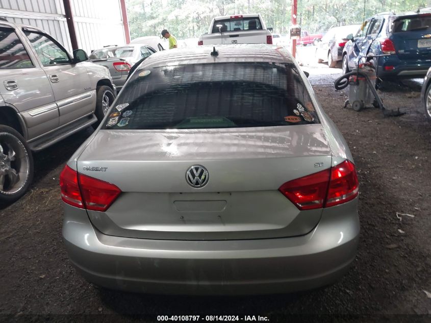 2012 Volkswagen Passat 2.5L Se VIN: 1VWBP7A33CC097149 Lot: 40108797