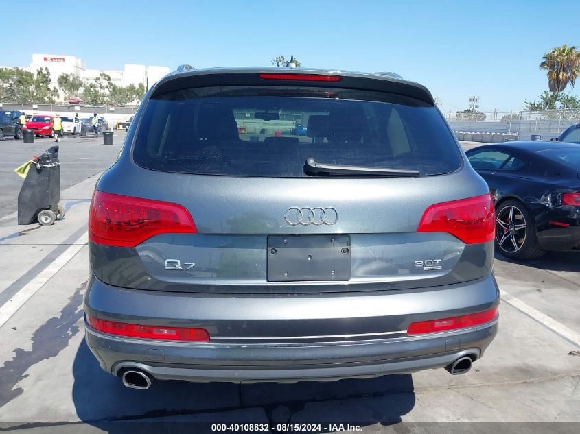 2015 Audi Q7 3.0T Premium VIN: WA1LGAFE4FD002007 Lot: 40108832