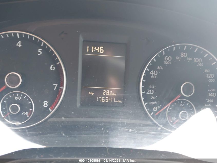 2014 Volkswagen Passat 2.5L Wolfsburg Edition VIN: 1VWAP7A31EC007169 Lot: 40108866