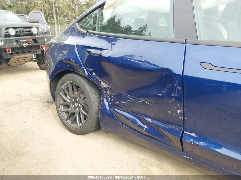 2024 Tesla Model 3 Rear-Wheel Drive VIN: 5YJ3E1EA7RF744733 Lot: 40108879