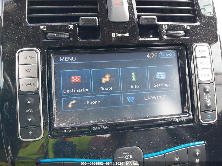 2013 Nissan Leaf Sl VIN: 1N4AZ0CP8DC408369 Lot: 40108892