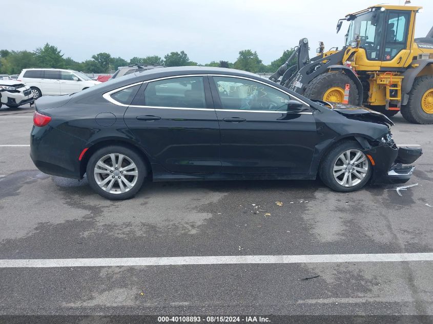 2016 Chrysler 200 Limited VIN: 1C3CCCAB6GN165462 Lot: 40108893