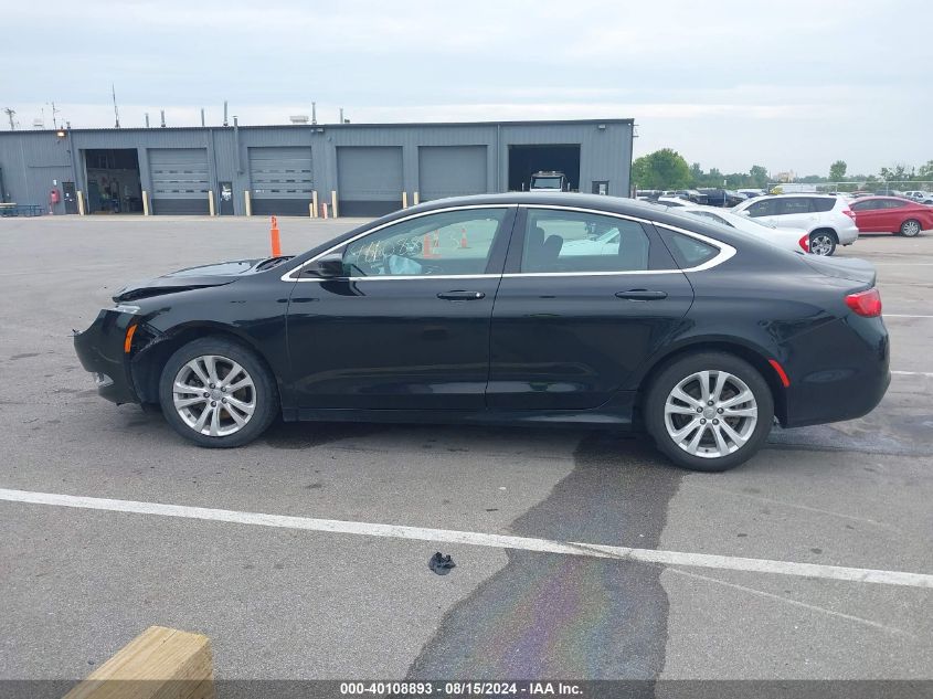 2016 Chrysler 200 Limited VIN: 1C3CCCAB6GN165462 Lot: 40108893