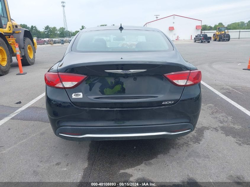 2016 Chrysler 200 Limited VIN: 1C3CCCAB6GN165462 Lot: 40108893