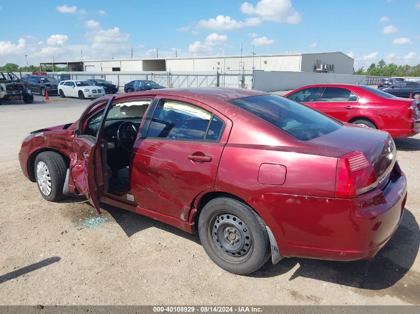 2007 Mitsubishi Galant Es VIN: 4A3AB36F77E035320 Lot: 40108929