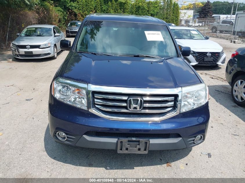 2015 Honda Pilot Ex-L VIN: 5FNYF4H50FB071704 Lot: 40108948