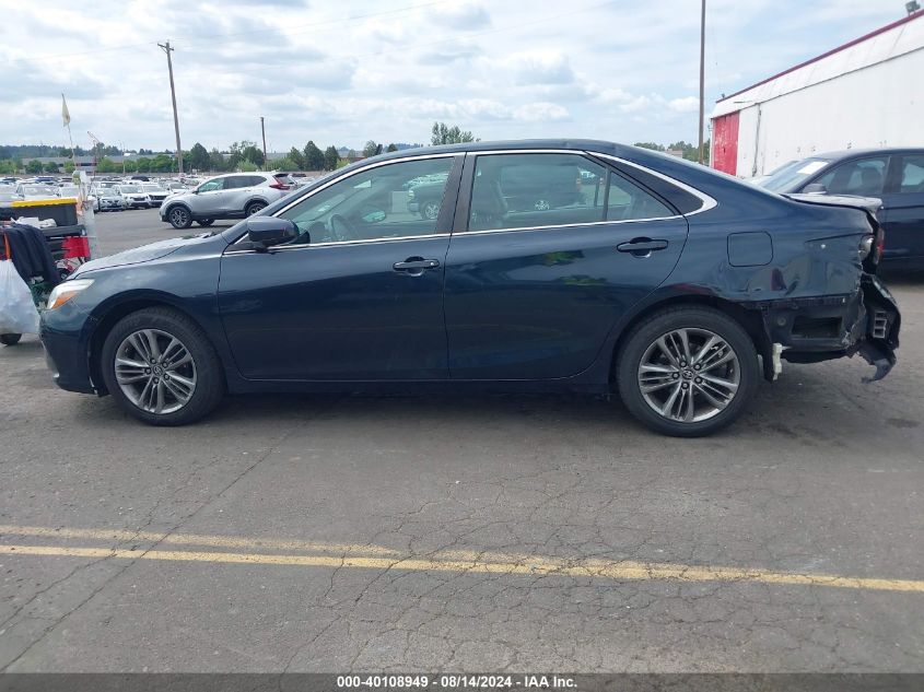 2016 Toyota Camry Se VIN: 4T1BF1FK4GU202053 Lot: 40108949