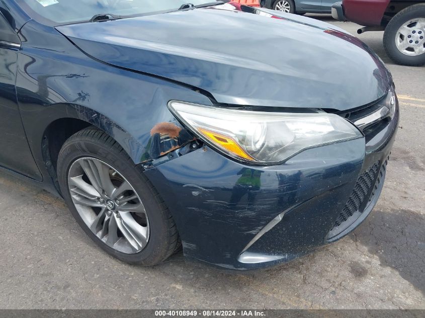 2016 Toyota Camry Se VIN: 4T1BF1FK4GU202053 Lot: 40108949