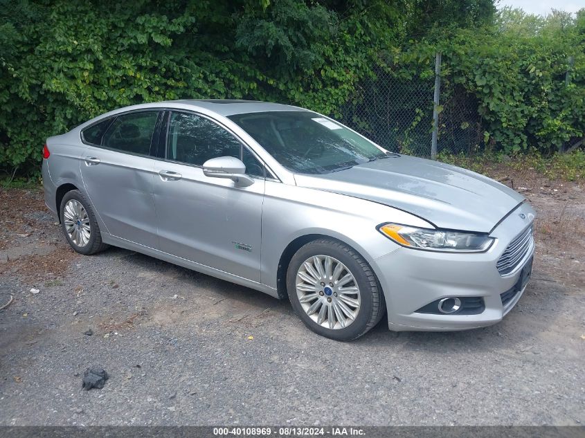 2013 Ford Fusion Energi Se Luxury VIN: 3FA6P0PU2DR251810 Lot: 40108969