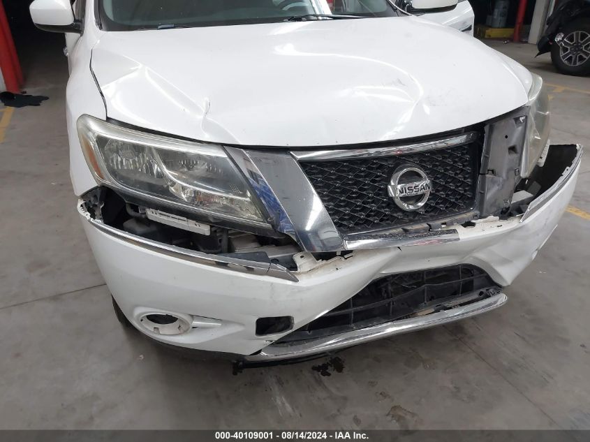 2014 Nissan Pathfinder S VIN: 5N1AR2MM2EC607263 Lot: 40109001