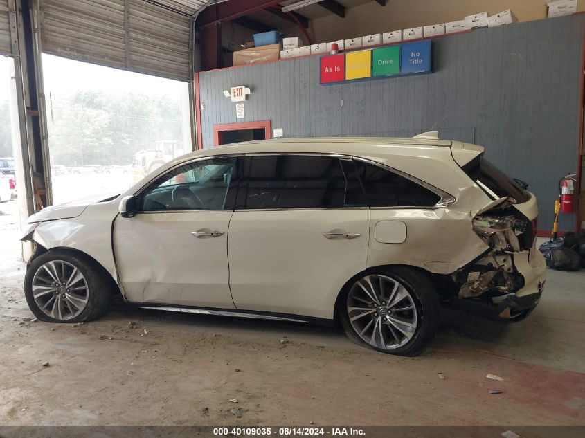 2017 Acura Mdx Technology Entertainment Pkgs VIN: 5FRYD4H7XHB018887 Lot: 40109035