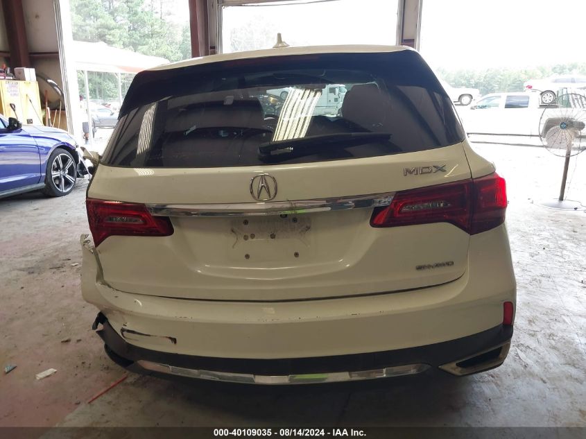 5FRYD4H7XHB018887 2017 Acura Mdx Technology Entertainment Pkgs