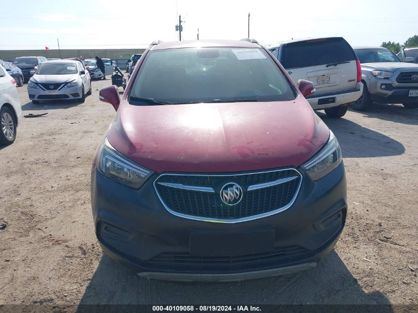 2019 Buick Encore Fwd Preferred VIN: KL4CJASB0KB717742 Lot: 40109058