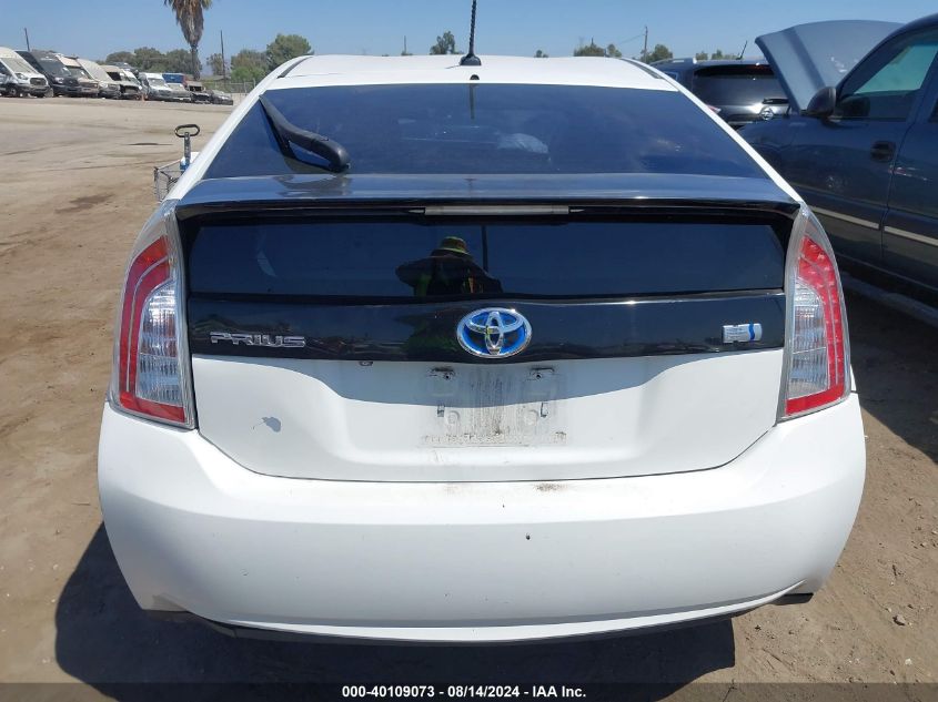 JTDKN3DU8E0384268 2014 Toyota Prius Three