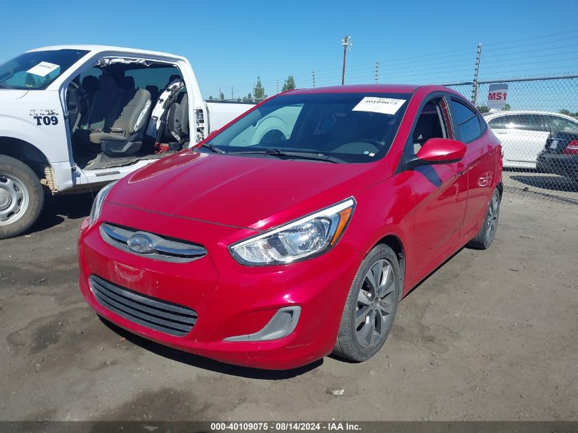 KMHCT4AE9HU279308 2017 HYUNDAI ACCENT - Image 2