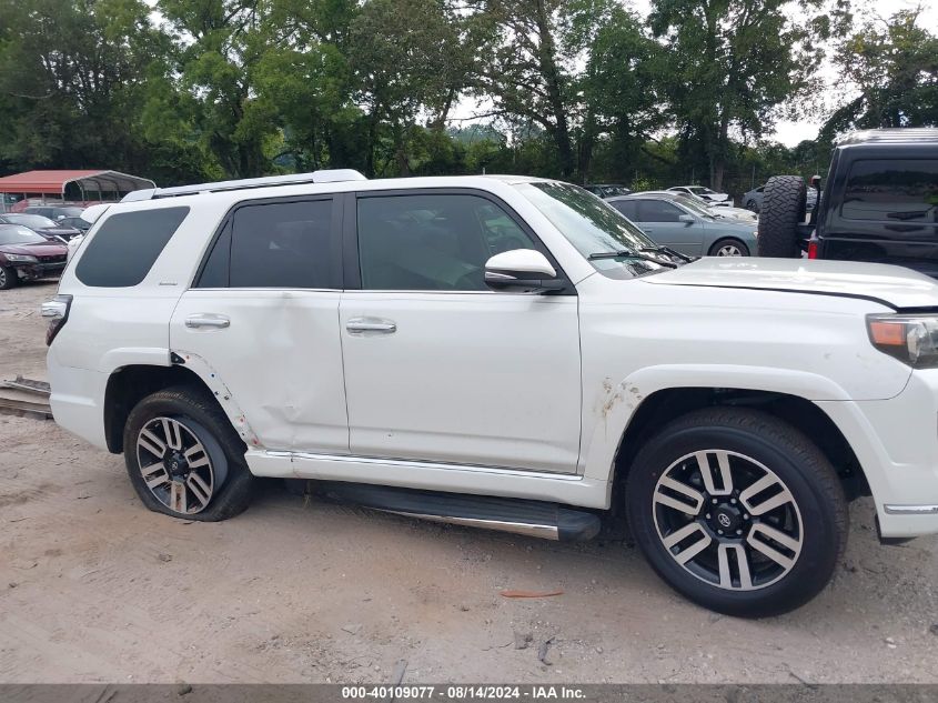 2018 Toyota 4Runner Limited VIN: JTEZU5JR1J5166369 Lot: 40109077