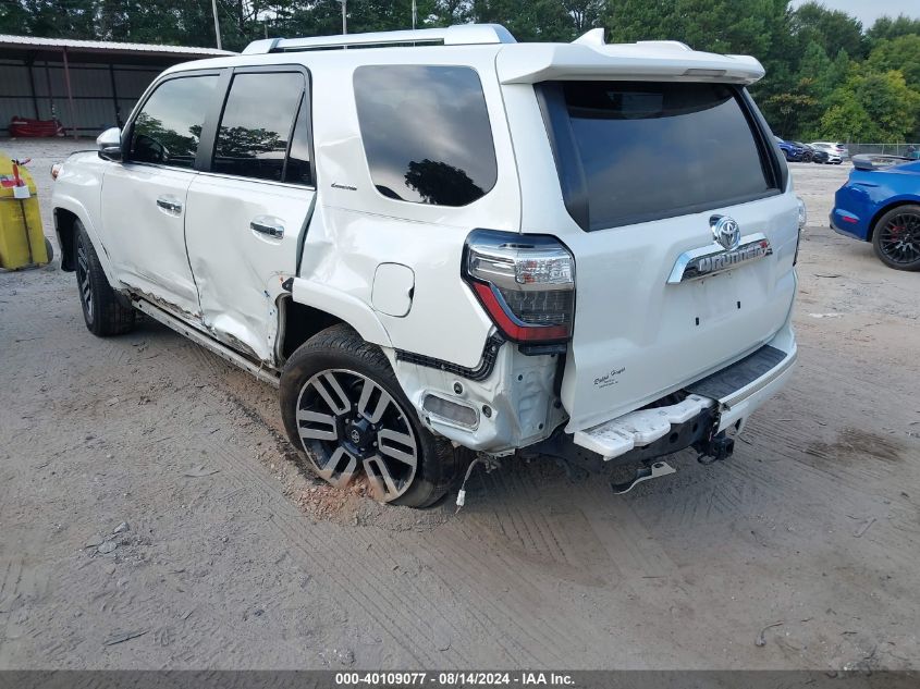 2018 Toyota 4Runner Limited VIN: JTEZU5JR1J5166369 Lot: 40109077