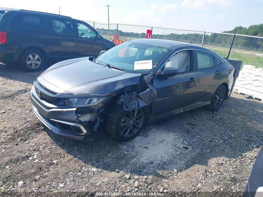 VIN JHMFC1F76KX010293 2019 HONDA CIVIC EX-L