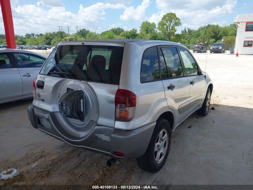 2003 Toyota Rav4 VIN: JTEGH20V230105430 Lot: 40109133