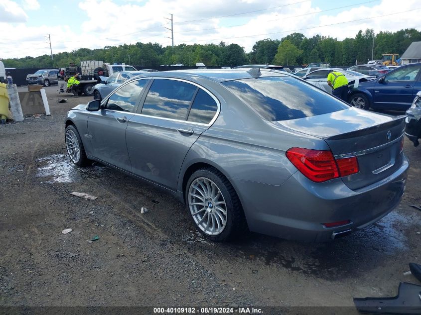 2012 BMW 750Li VIN: WBAKB8C55CDX20865 Lot: 40109182