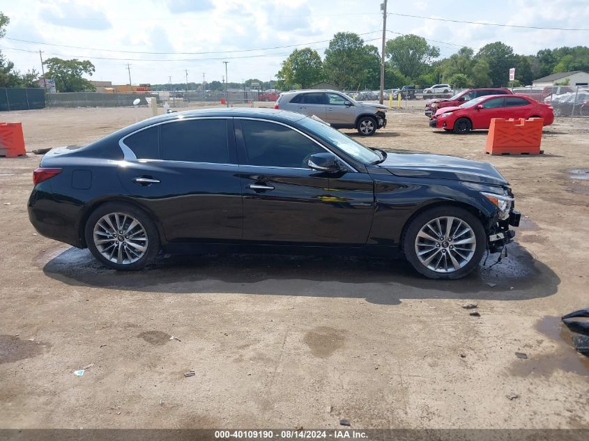 2018 Infiniti Q50 3.0T Luxe VIN: JN1EV7AR4JM442984 Lot: 40109190