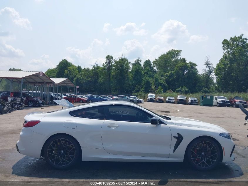 2022 BMW M8 Competition VIN: WBSAE0C07NCJ17350 Lot: 40109235