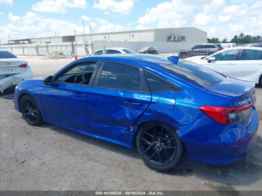 2022 Honda Civic Sport VIN: 2HGFE2F54NH538523 Lot: 40109238