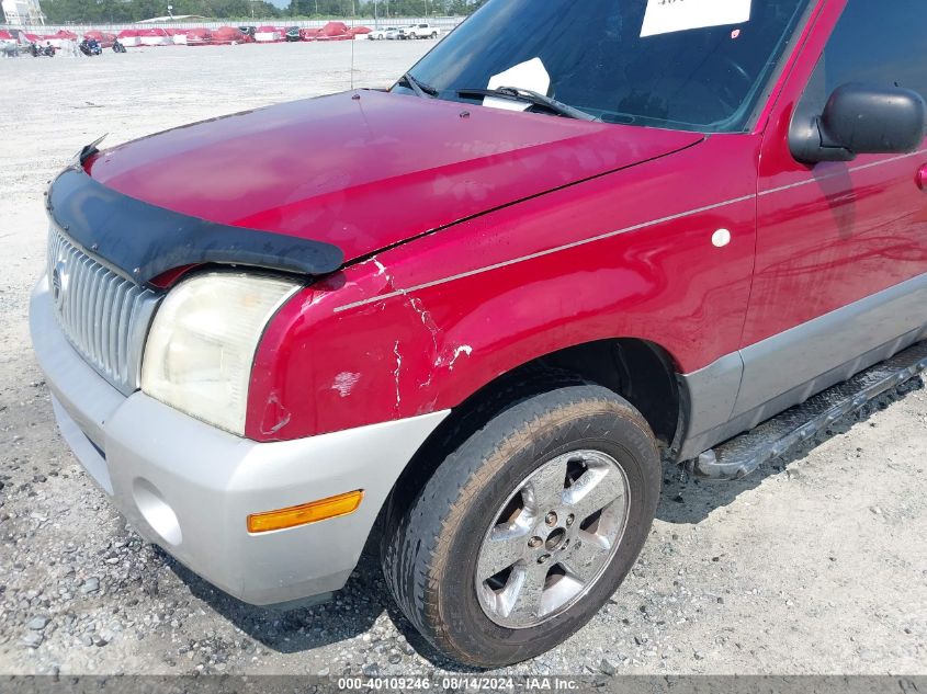 2005 Mercury Mountaineer VIN: 4M2ZU66K85UJ06939 Lot: 40109246